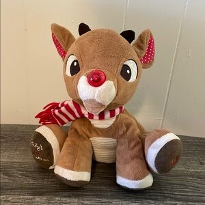 Rudolph the Red-Nose Reindeer “Baby’s First Christmas” Plush Stuffed Animal